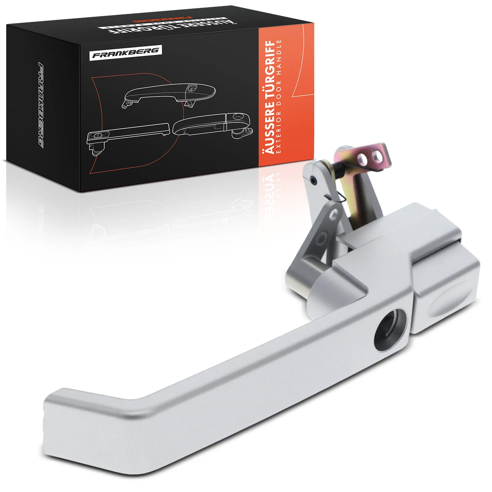 Frankberg 1x buitendeurgreep linksvoor voor Land Rover Defender 1990-2006 MXC7651 BR2199