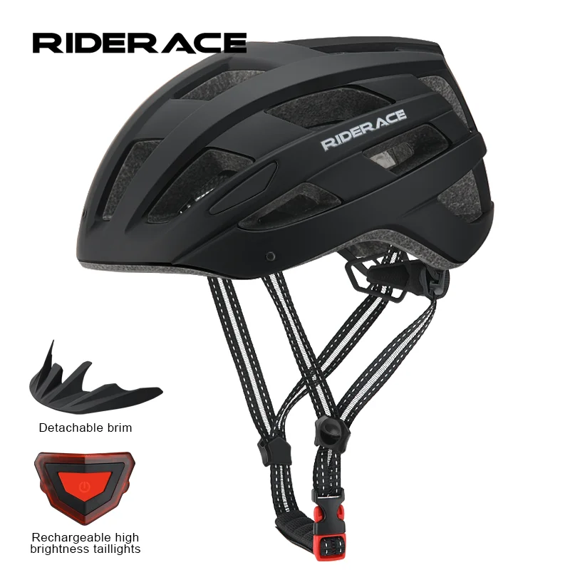 

RIDERACE Велосипедный шлем с легкой защитной крышкой для велосипеда Сверхлегкий дышащий литой для мужчин Регулируемые спортивные шоссейные велосипедные шлемы
