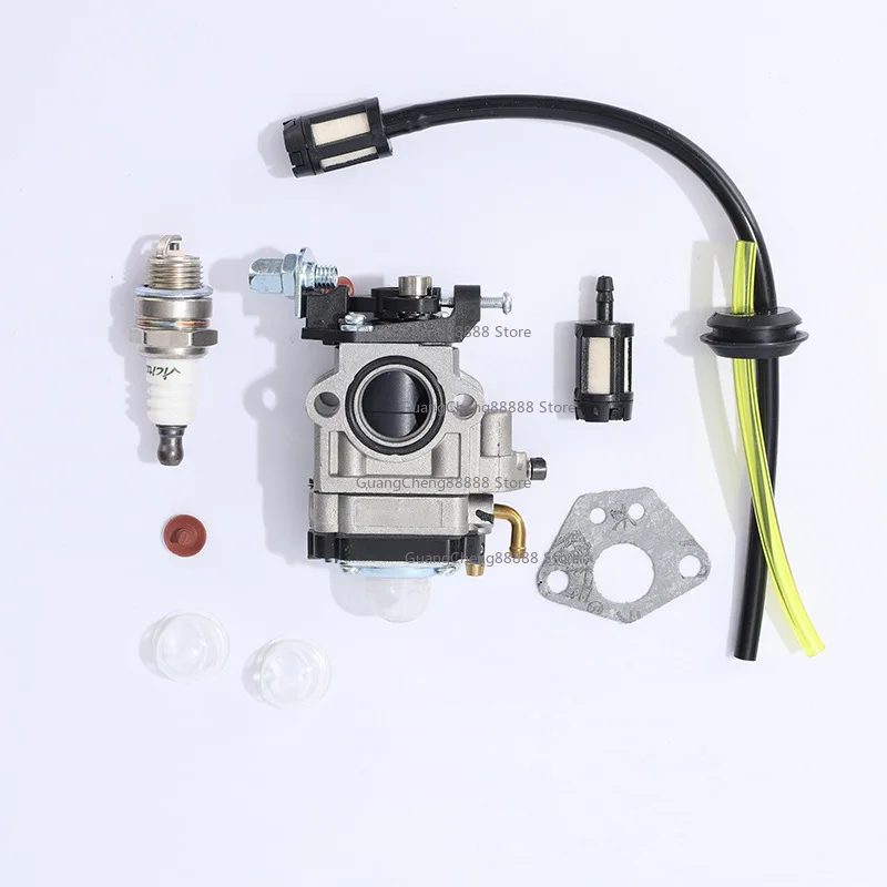 

For Lawn Mower 52cc 49cc43cc Carburetor Oil Cup Tubing Paper Pad Engine Spare Parts Set Set