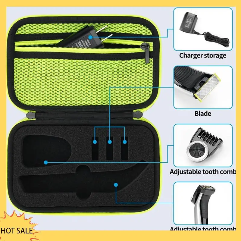 

Дорожный чехол для бритвы A66Z для Norelco Oblade Pro QP6520/70, QP6510/QP6530/QP6550, сумка для хранения электрического триммера