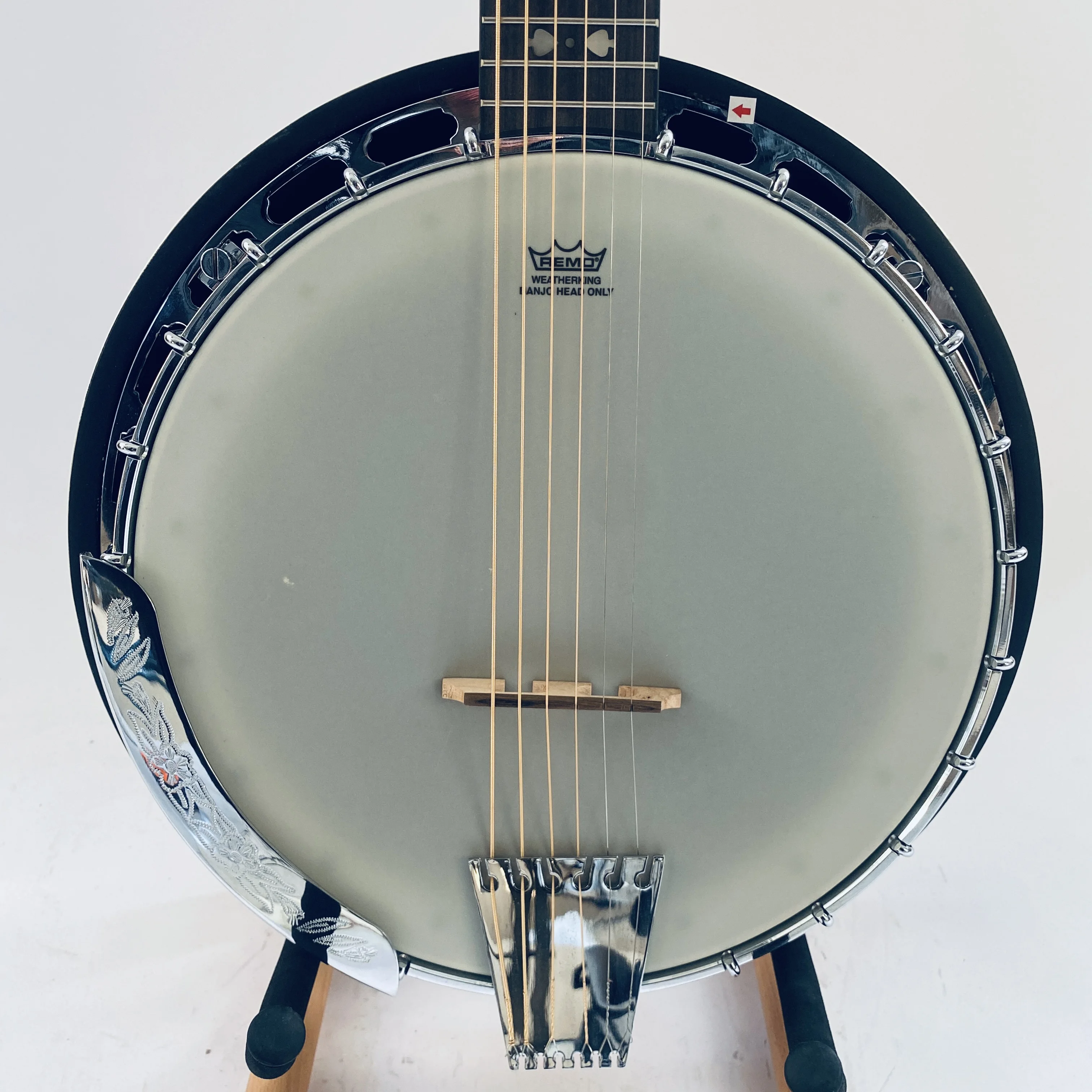 Original and Genuine VGS Banjo 6 Strings Flamed Maple Body with Hardcase Authorised Produced in China