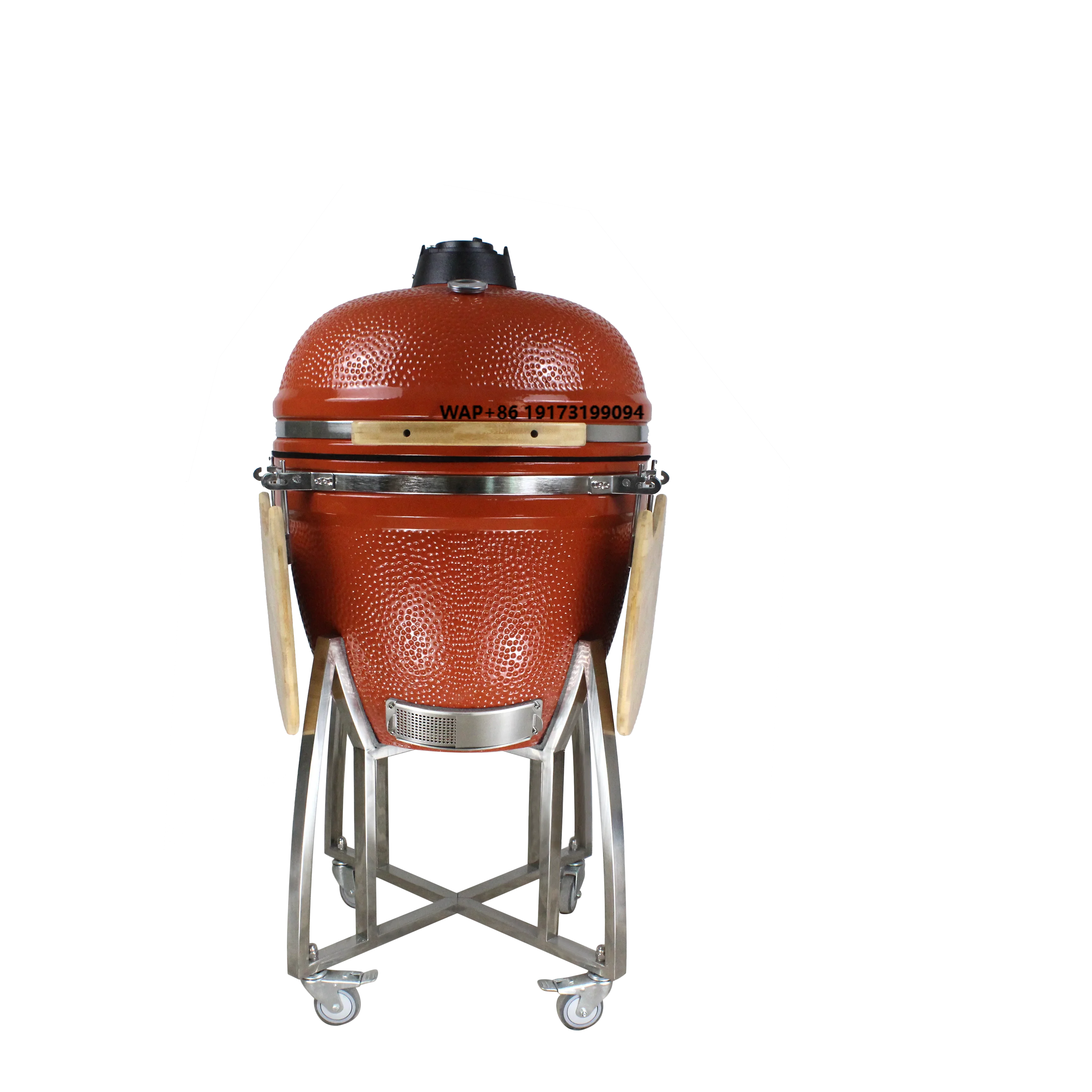 

CL-23.5 Inch the Egg Shaped Design BBQ Grill Outdoor Kitchen Garden BBQ Ceramic Charcoal Grill