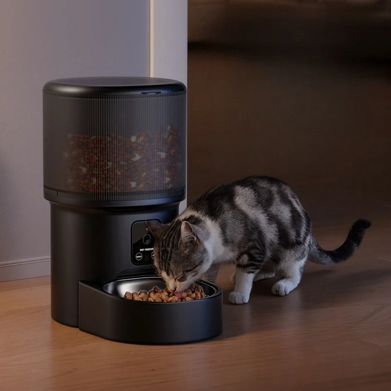 

Pet Intelligent Feeder Timed Feeding Remote Voice Control Household with Video Feeder