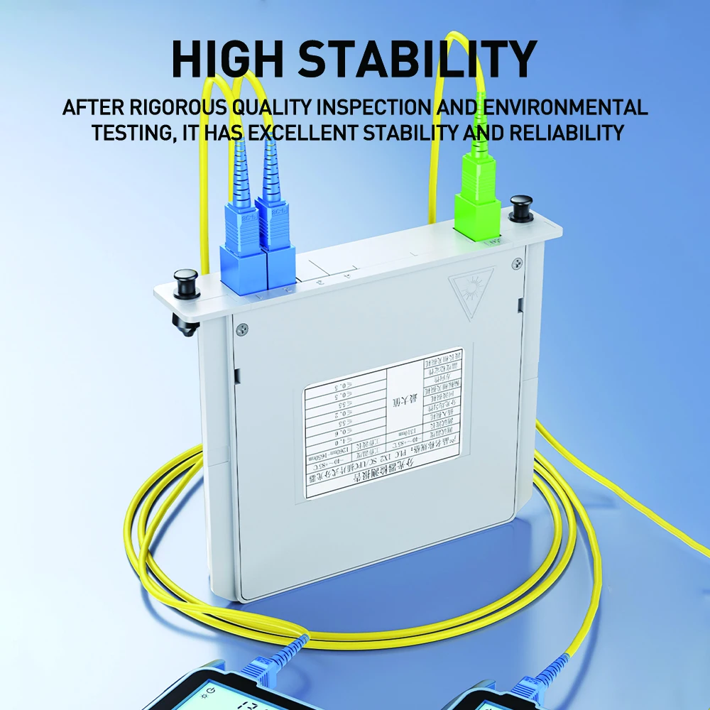 ZoeRax SC/APC إلى UPC صندوق مقسم الألياف البصرية (1 إلى 2/4/8/16) بطاقة كاسيت إدخال PLC الفاصل FTTH مقرنة الألياف الفاصل