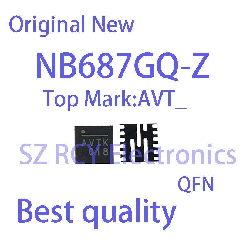 Chip electrónico IC AVTX QFN, nuevo piezas NB687GQ, de marca superior, 5-10 NB687GQ-Z