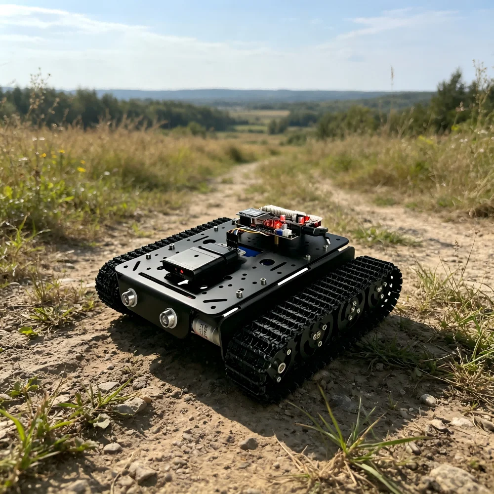 Open-source Tracked Robot Speed Feedback for ROS/ROS2 Unmanned Vehicle Development, Supporting Secondary Development