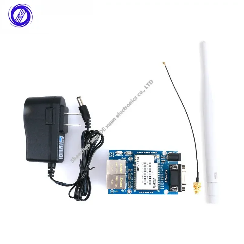 HLK-RM04 RM04 Uart Serial Port to Ethernet WiFi Wireless Module with Adapter Board Development Kit