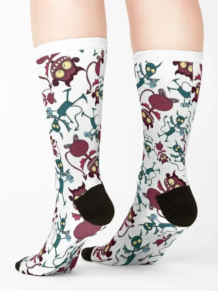 الألم والذعر - جوارب هرقل قصيرة على الموضة اليابانية شفافة للرجال من القطن عالي الجودة جوارب نسائية فاخرة للرجال