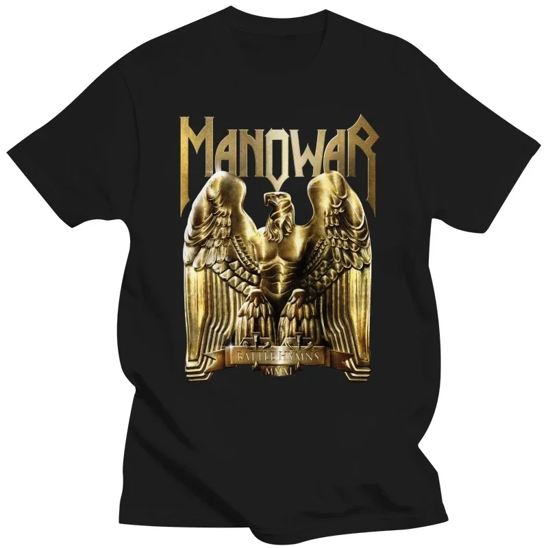 Savaş HYMNS manoi Manowar Band 08 Rock N ROLL uluslararası erkek gömlek  anime clothes  vintage t shirt vintage Summe New