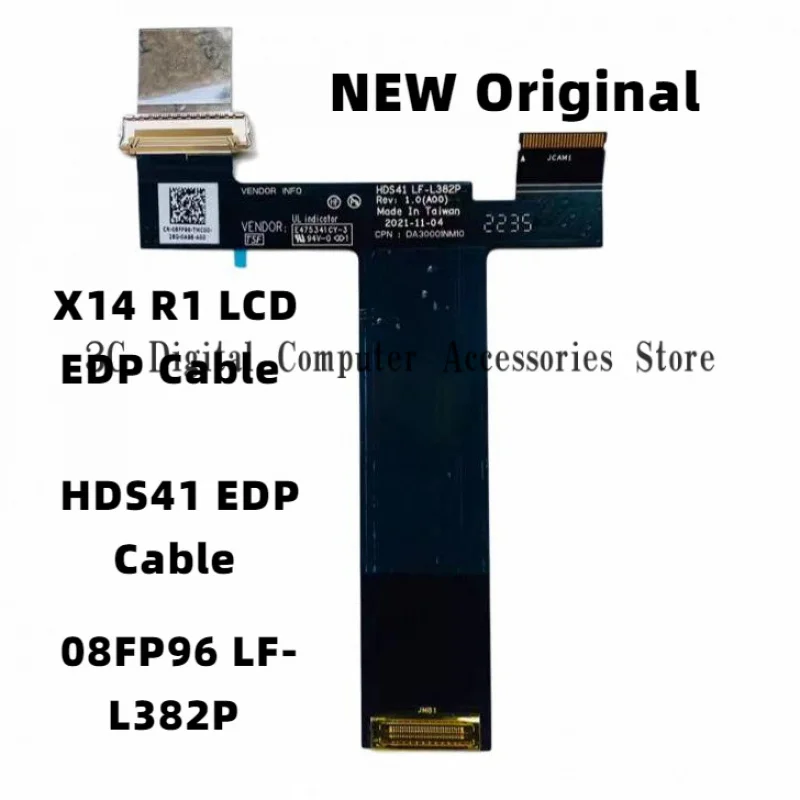 

08FP96 LF-L382P Original Parts HDS41 EDP Cable For Alienware X14 R1 LCD EDP Cable