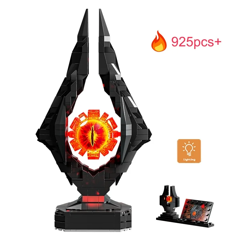 

MOC Technical Allfather's Eye Dark Model Kit Кирпичи Креативные кирпичи Сборка Праздничная вечеринка День рождения Рождественские подарки для мальчиков и девочек