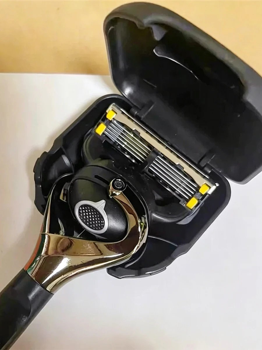 Gillette Rasierklingenkopf Reise-Schutzhülle Tragbar Mit Drainagelöchern Passend für Mach3 Fusion5 SkinGuard FlexBall Power Rasierer – Detail 4