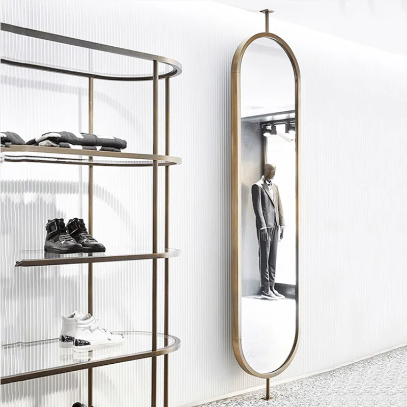 Modern suspended full-length mirror bathroom high-quality hardware suspended hanging decoration M650