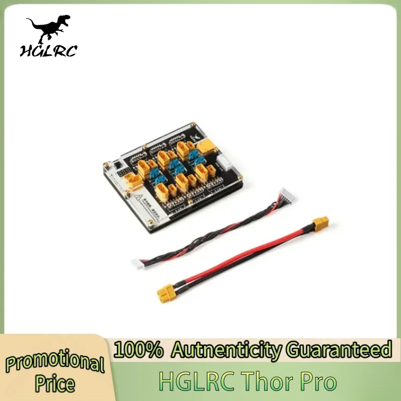 

HGLRC Thor 6 Pro Port LIPO Balance Charger Board 40A XT60 XT30 Plug 2-6S LIPO Discharger for IMAX B6 ISDT Q6 Nano HOTA D6 Pro P6
