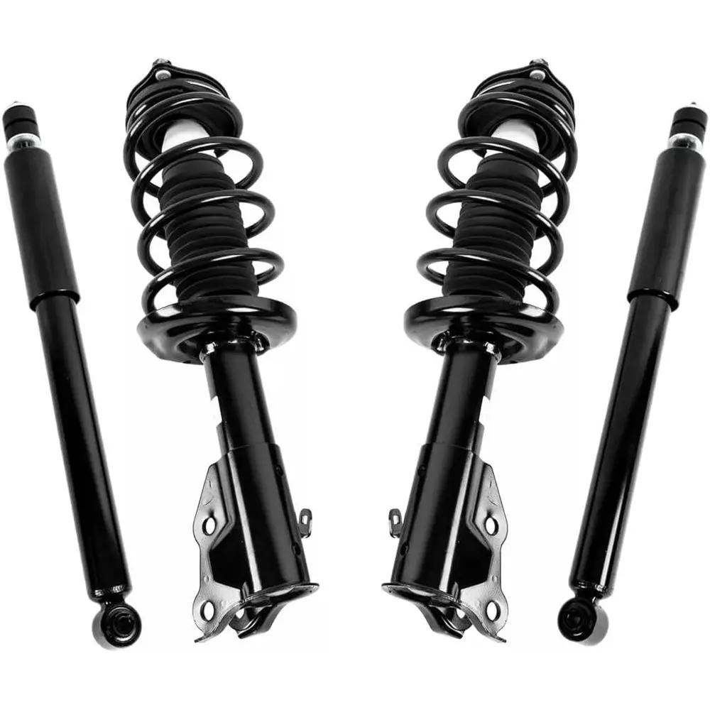 

AutoShack Front and Rear Complete Strut & Coil Spring Assemblies & Shock Absorbers - Driver and Passenger Side for Honda & Acura