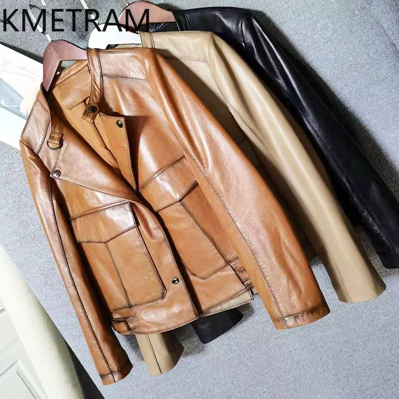 100 % obere Schicht aus Schaffelljacke für Damen, Vintage, kurze Jacken aus echtem Leder, Damen, neu in Oberbekleidung, Herbstkleidung, 2025 Diegoка