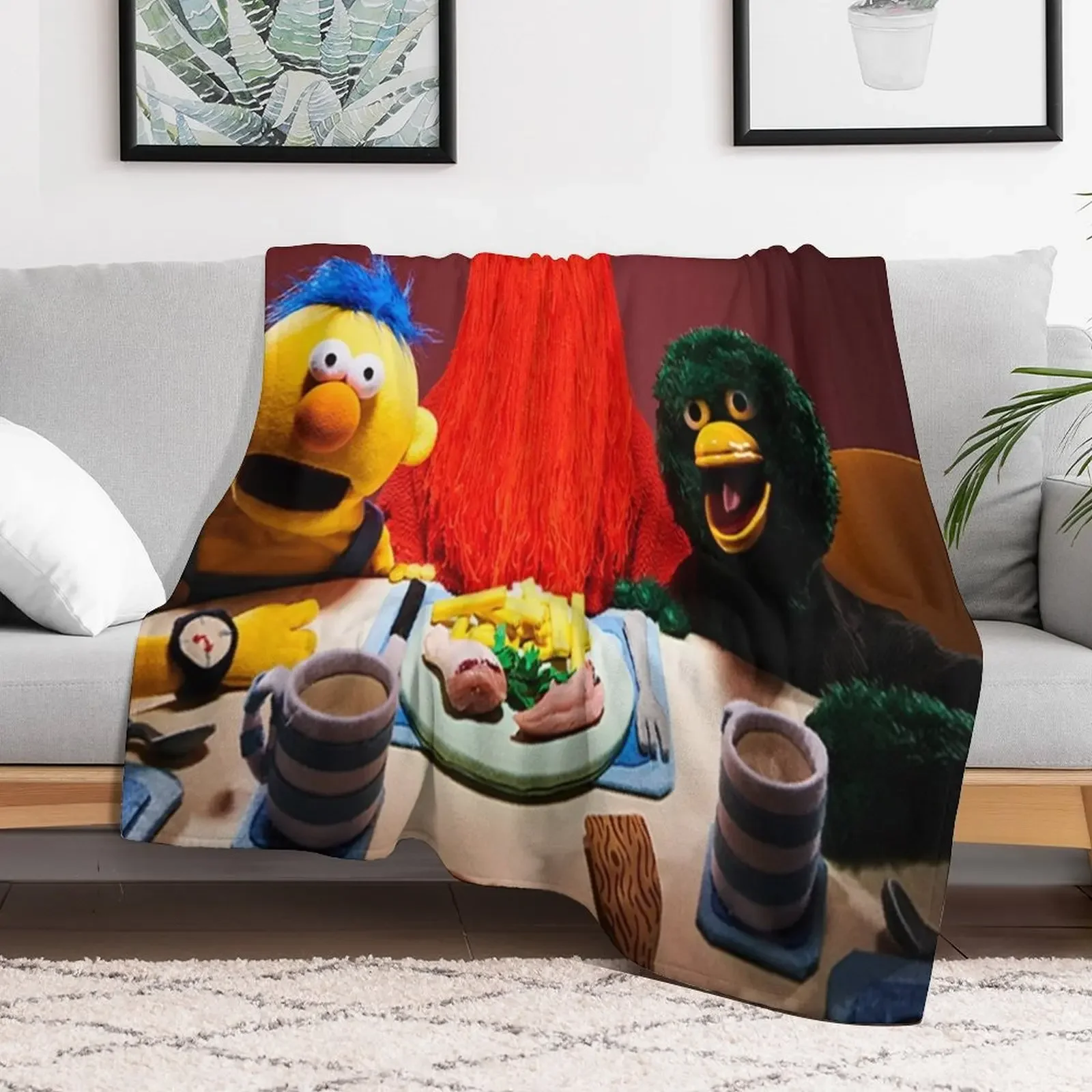 Dhmis Trends Throw Blanket Furry Decorative Sofa Soft Big Blankets