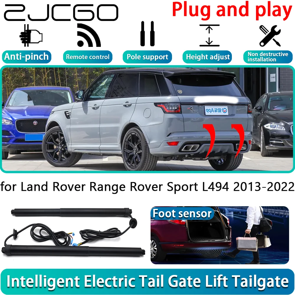 

ZJCGO for Land Rover Range Rover Sport L494 2013-2022 Car Electric Powered Tailgate Power Liftgate Automatic Tailgate System