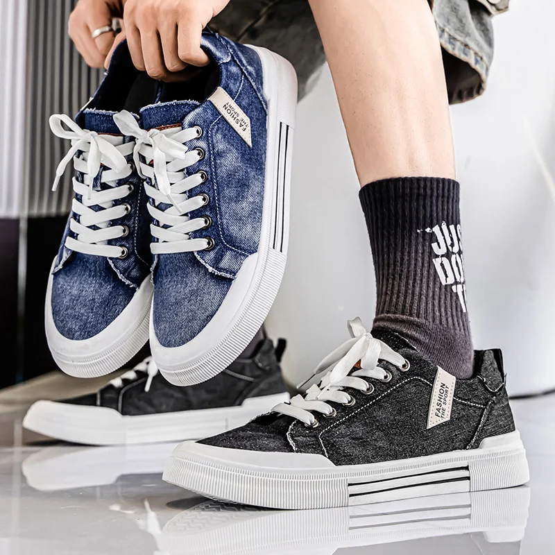 Canvas-Schuhe, Herren-Sportschuhe, Skate-Schuhe, trendige Straßenschuhe, modische Wanderschuhe – Detail 9