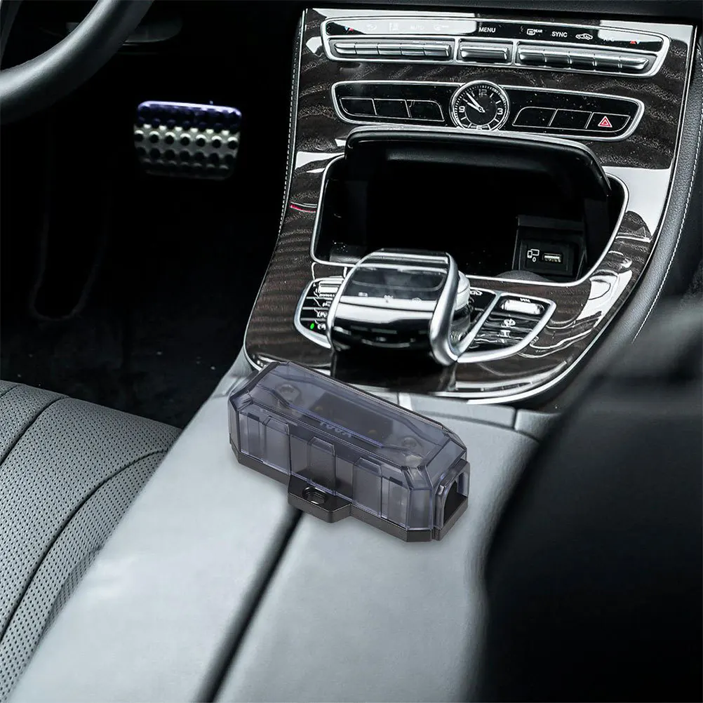 

2Pcs Anl Fuse Holder 100a Car Audio System Protection High Efficiency Blade Style Fuse Block for Clear Sound and Reliable Safety