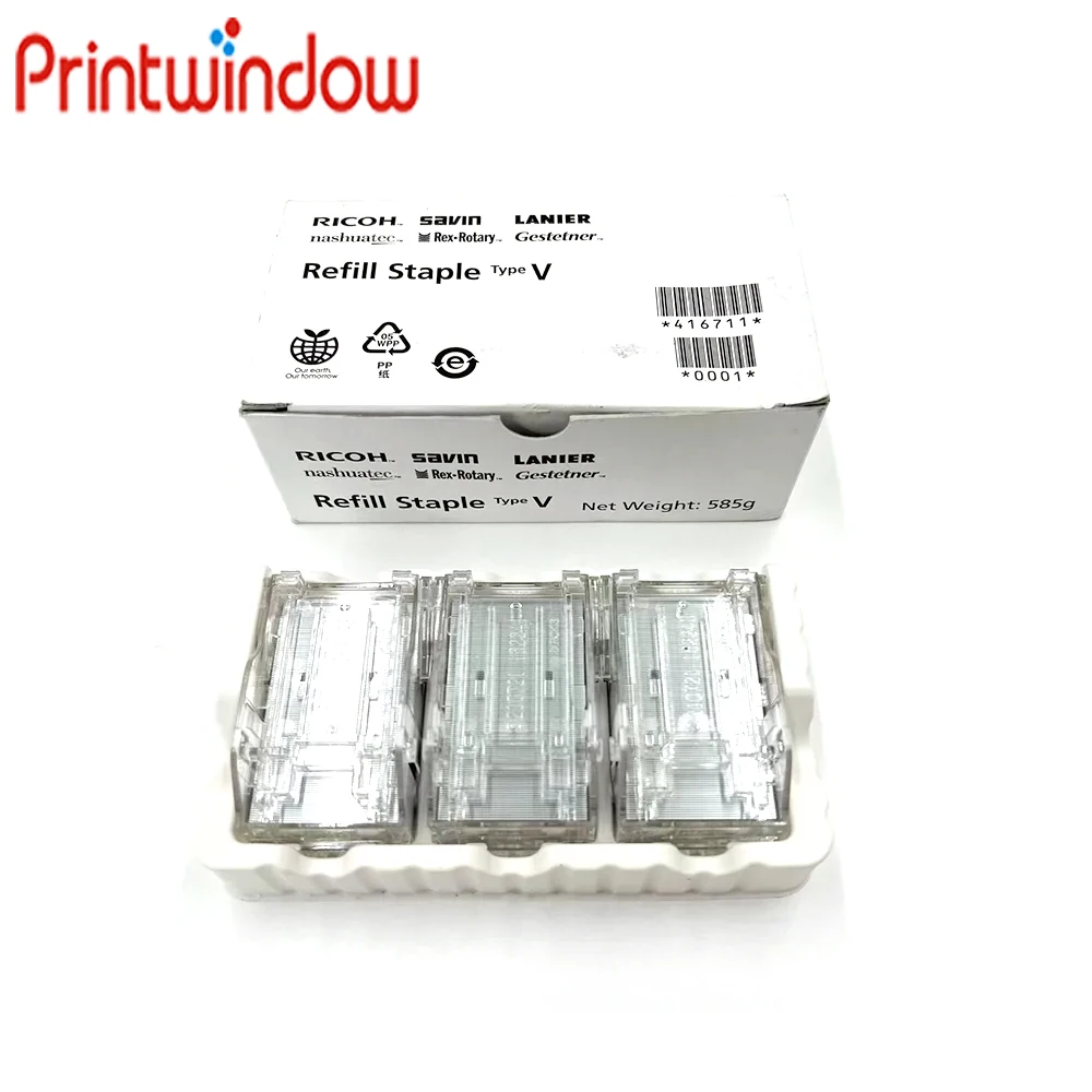 

Original V Staple Type For Ricoh MP6503 7503 9003 C8003 C8002 C6502 A box of three sets contains 5000*3