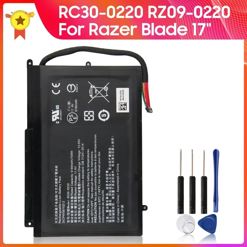 Replacement Battery RC30-0220 RZ09-0220 For Razer Blade Pro 17