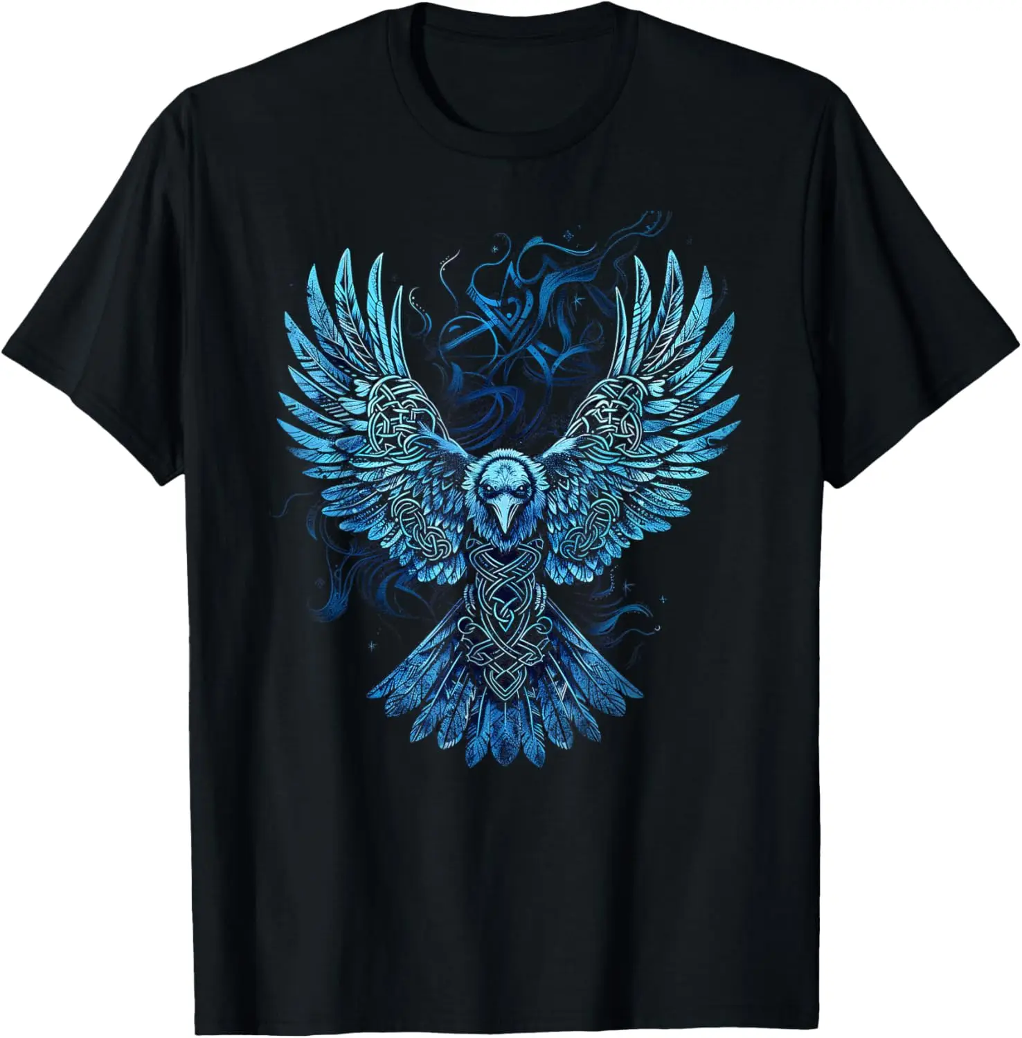 

Odins Raven Nordic Warrior Valhalla Norse Myth T-Shirt 100% Cotton O-Neck Short Sleeve Summer Casual Mens T-shirt Streetwear