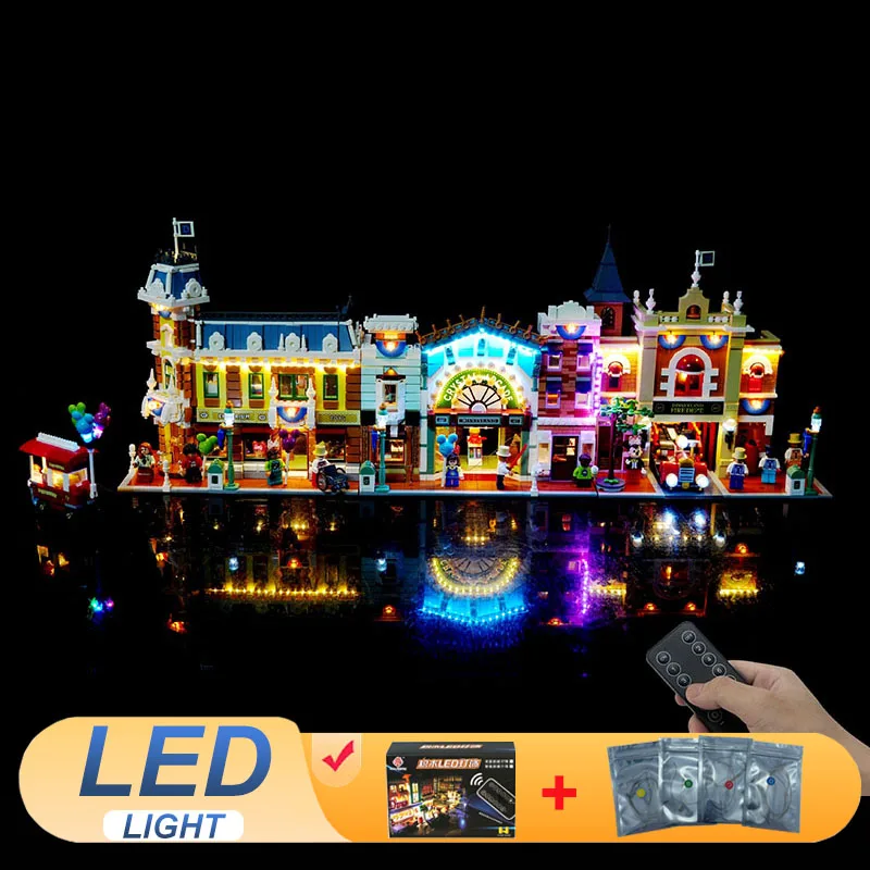 LED Light Kit For LEGO 43302 Main Street U.S.A MOC Lamp Ideas DIY Toys Gift (Not Include Building Blocks Bricks Kits Sets Model)