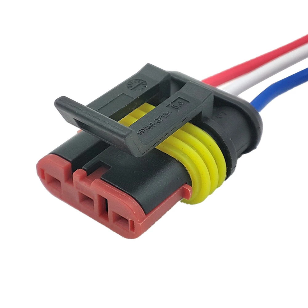 1/5/10 PCS 3-pinowe złącze samochodowe Uszczelniona wodoodporna wtyczka z zaciskami282087-1282105-1
