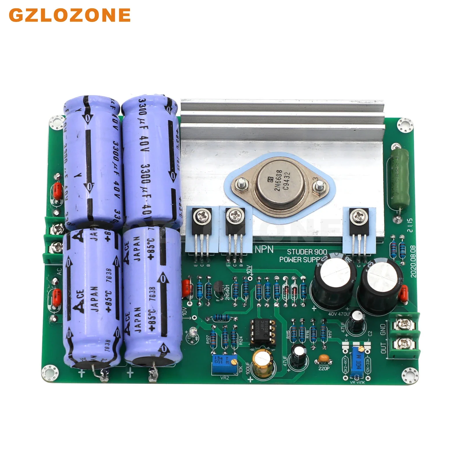 GZLOZONE STUDER900 Lineare Stromversorgungsplatine, HiFi, goldversiegeltes, extrem geräuscharmes,