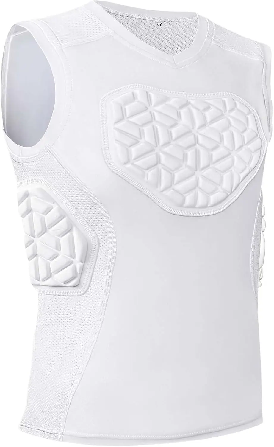 

Youth Padded Chest Protector Shirt for Baseball Football Softball Lacrosse - Rib & Sternum Guard with EVA Foam