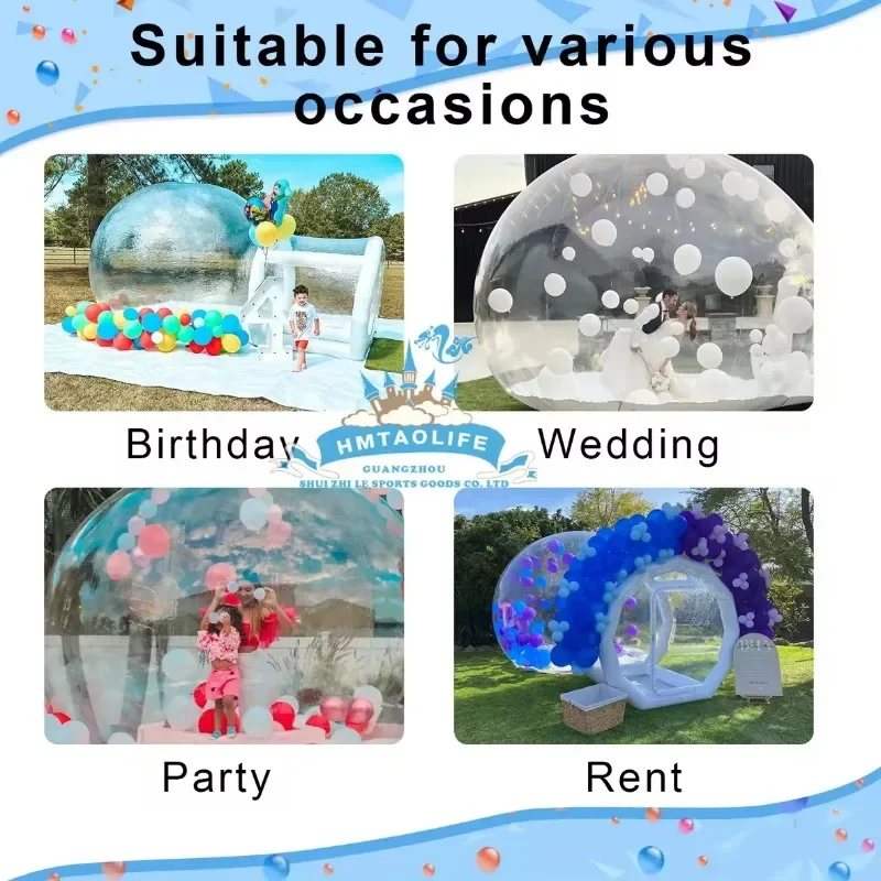 Inflatable Bubblehouse Balloon House Inflatable Bubble Tent House for Wedding Party
