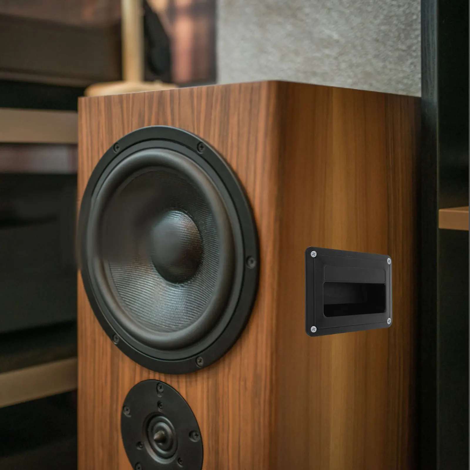 

4 pcs Plastic Side Handle Small Recessed Audio Speaker Handle Replacement For Stage Speakers Durable Sturdy Easy Install Speaker