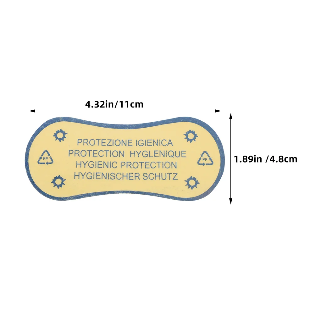 Autocollants de doublure de protection pour maillot de bain, 100 pièces, adhésif transparent, pour sous-vêtements, barrière, autocollant de protection pour Lingerie