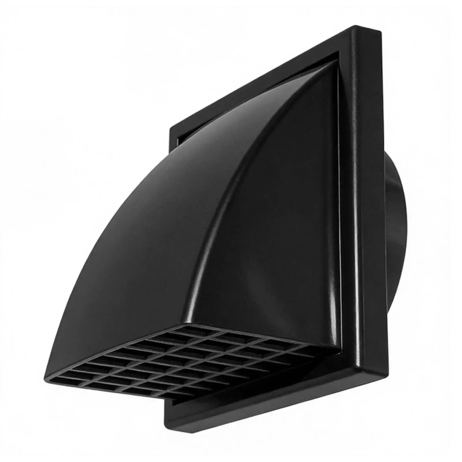 Wall-Mounted Vent Hood Square Frame Home Ventilation Rainproof