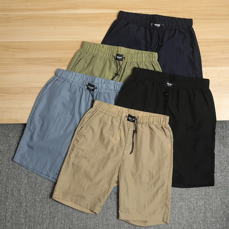 

Легкие тонкие мужские летние спортивные прямые брюки orts Qui Dry Спецодежда Повседневная модная молодежная активная одежда