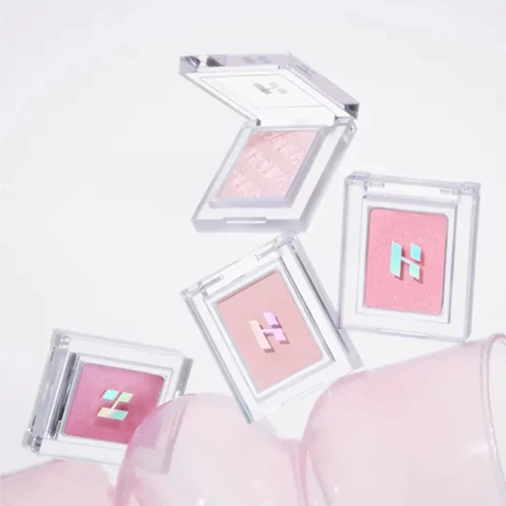 Korean Original Monochrome Matte Pearlescent Eyeshadow Holika Holika My Fave Piece Eyeshadow Cheek Eye 2in1 Facial Blush Makeup