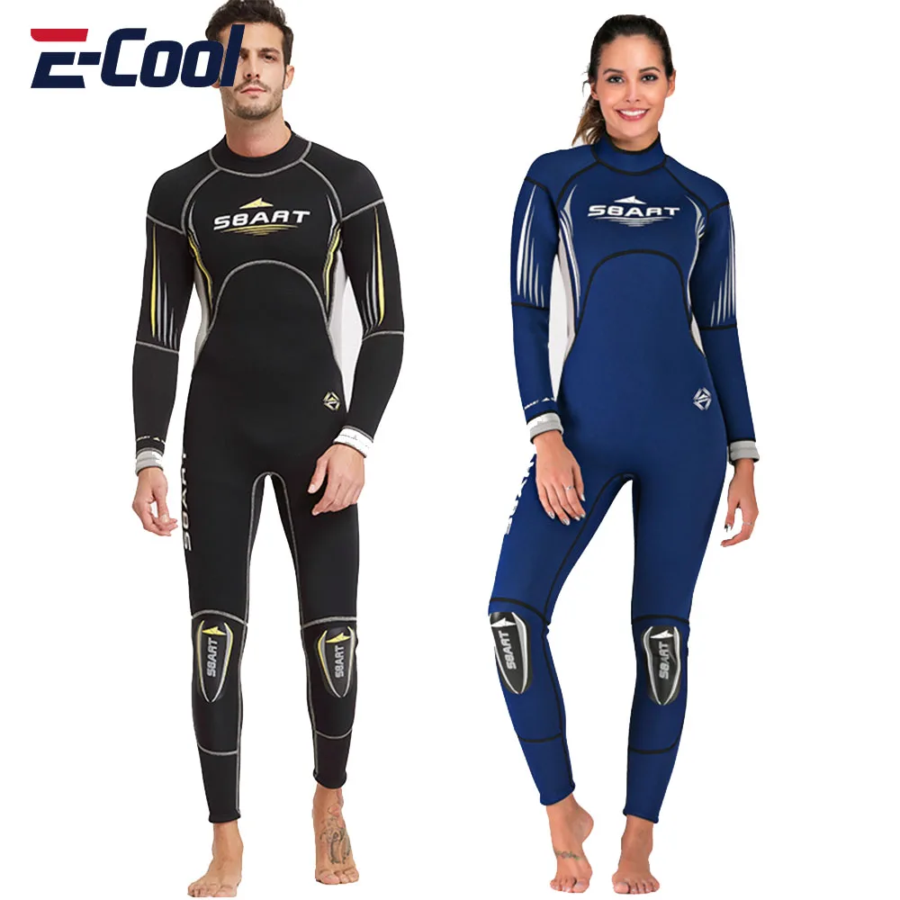 

Neoprene Diving Suit for Men and Women One-Piece Swimsuit Back Zipper Warm Scuba Freediving Fishing Swimming Equipment 3mm