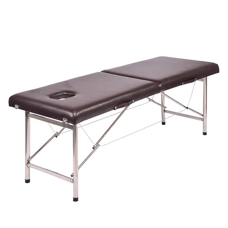 Lit pliant portable pour salon, matelas de thérapie de pédicure et de massage, lit complet pour cils, meubles de salon, LJ50MB