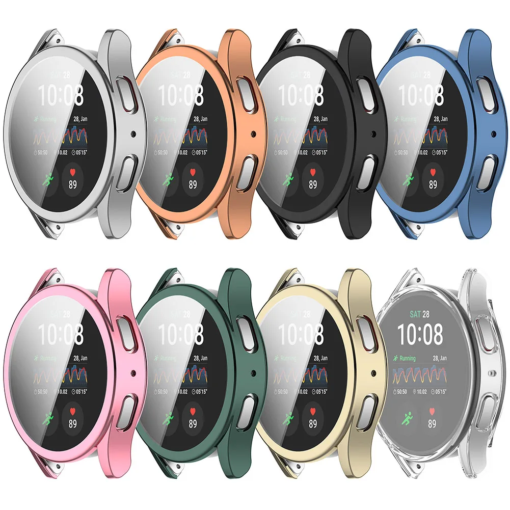 Soft TPU Full Cover For Samsung Galaxy Watch 7 40mm/44mm Screen Protector Bumper Shell Shockproof Protective Bumper Cover Case