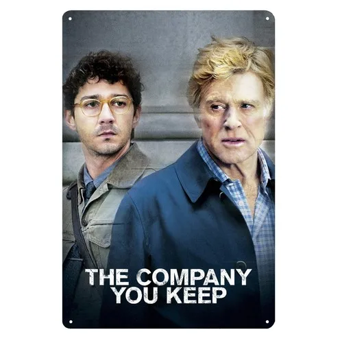 The Company You Keep Robert Redford Movie Metal Poster Tin Sign 20x30cm Plaque  -Aluminum