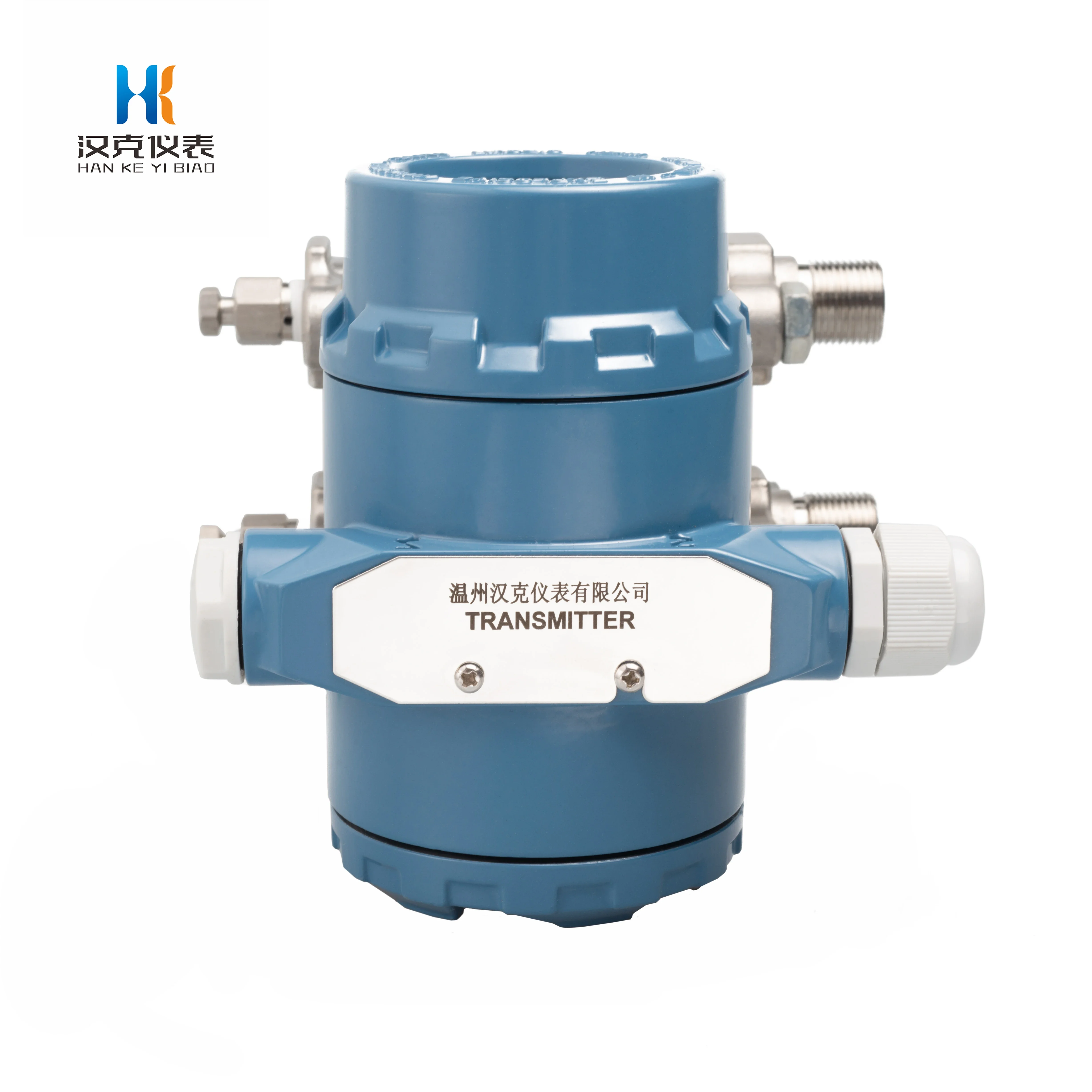 Hank 3051 4-20ma hart gas liquid pressure level sensor high accuracy 0.075% smart differential pressure transmitter