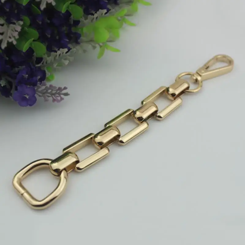 Portable Metal Bag Chains Strap Accessories For Bags Handbag Handles Bronze 18cm golden DIY Accessories For Bag Strap Hardware