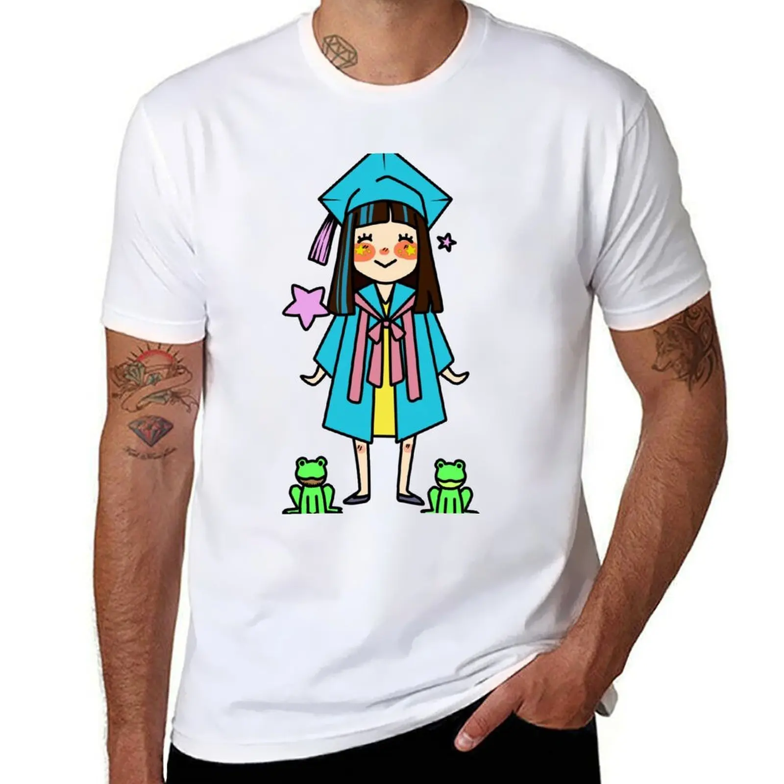

Kero Kero Bonito Graduation Cartoon T-Shirt t shirts cotton 100% t shirt custom print T-Shirt