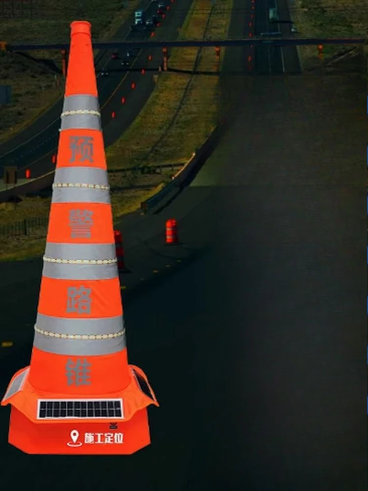 Road construction automatic induction reporting expressway construction early warning maintenance equipment