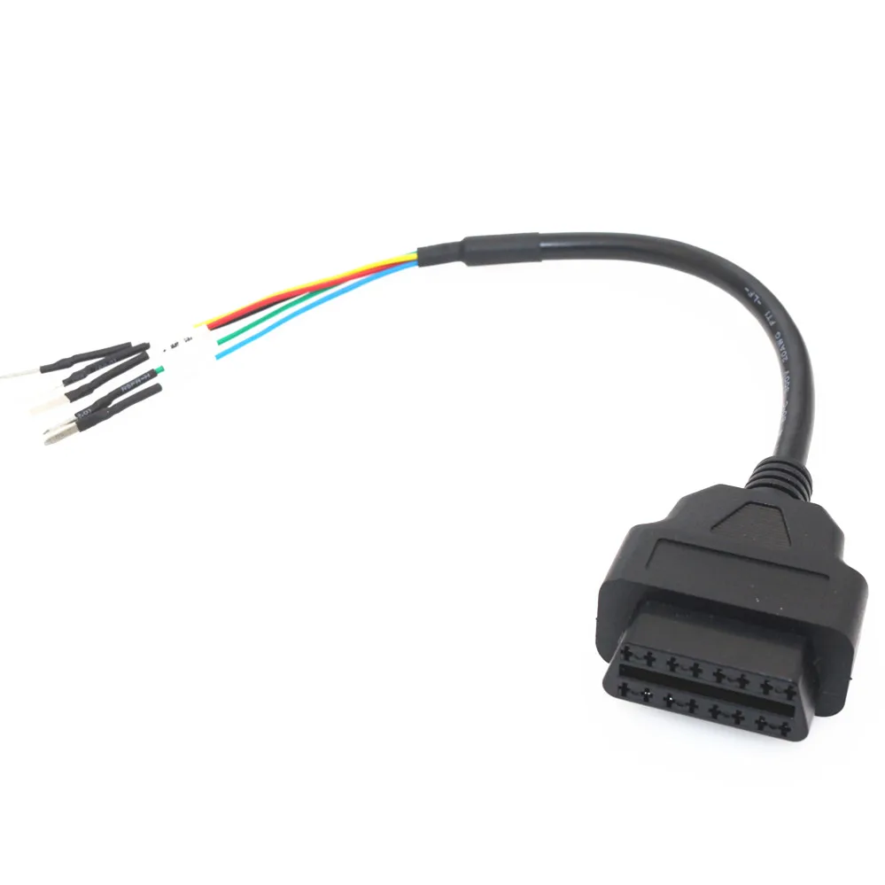 OBD2 Connector for Motorcycle Motorbike K+CAN K CAN OBD2 Scanner Cable K Line Can Line Power Cable Motorcycle Diagnostic Cable