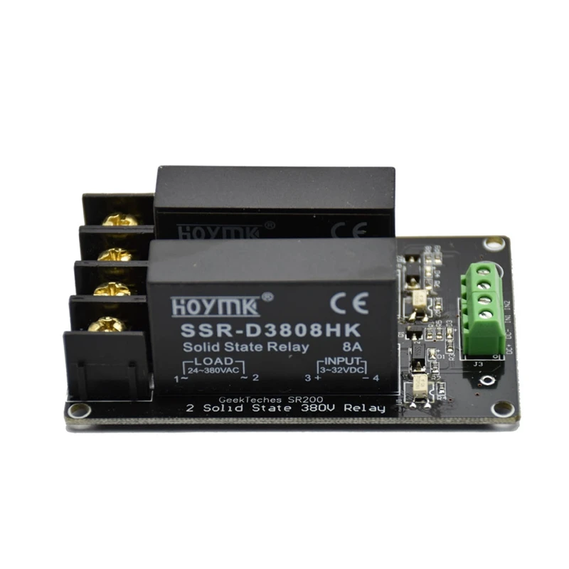 380V 8A SSR Board Solid State Relay Module High Low Level H-L Trigger Board D3808 Controller For Arduino