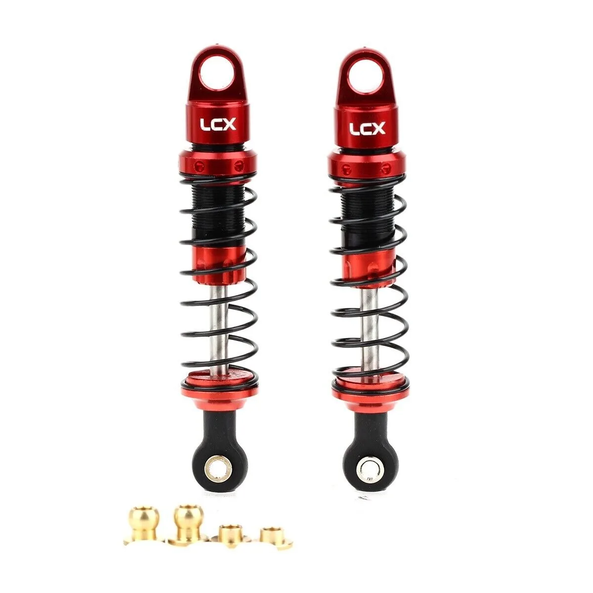 

LCX Racing 1/10 RC Crawler 70mm 2pcs Shock Absorber Suspension for RC Crawler Car Truck Upgrades Parts Accessories