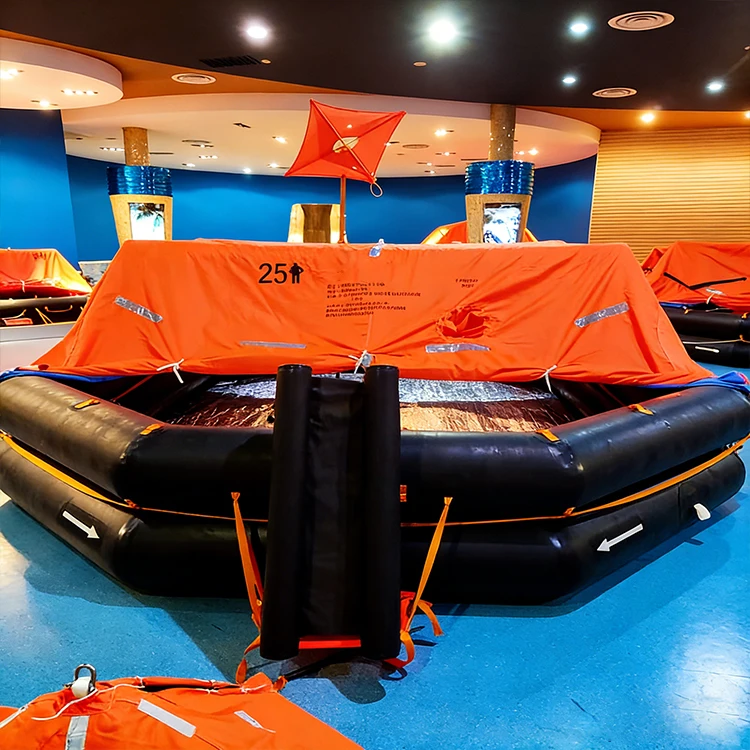SOLAS Approved Throw Overboard Inflatable Liferaft Emergency Life Saving Equipment 6-35 Persons for All Kinds of Marine Vessels