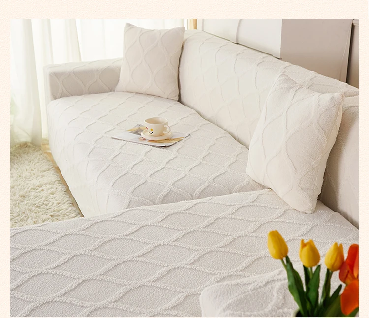 Elastic sofa cover, full coverage, advanced feeling, integrated anti cat scratch sofa cover, cloth towel